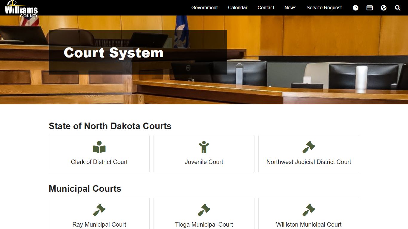 Court System - Williams County, ND